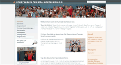 Desktop Screenshot of fun-ball-dortelweil.de