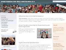 Tablet Screenshot of fun-ball-dortelweil.de